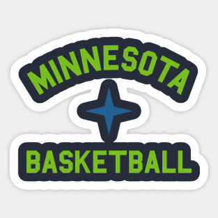 Minnesota Basketball Star III Sticker